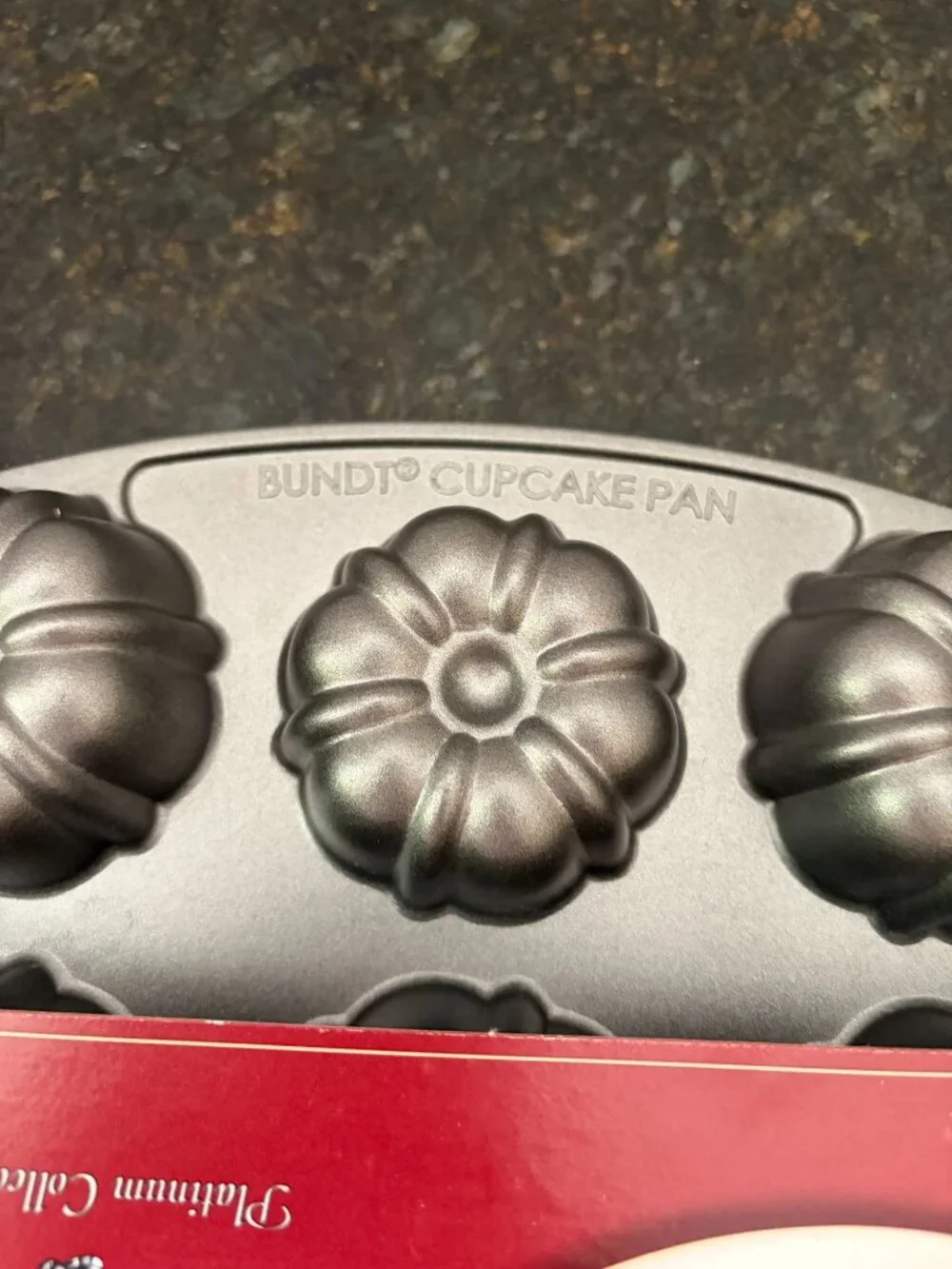 Nordic Ware Bundt Fluted, Cast Aluminum, Nonstick Coating Brownie and Cupcake Pl